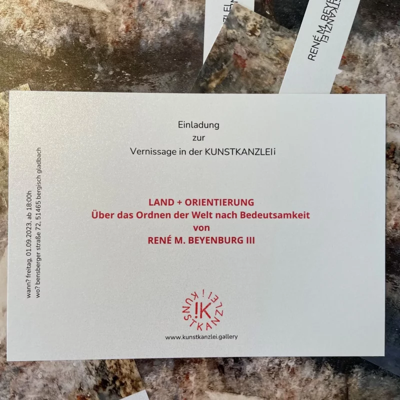 Einladung zur Vernissage